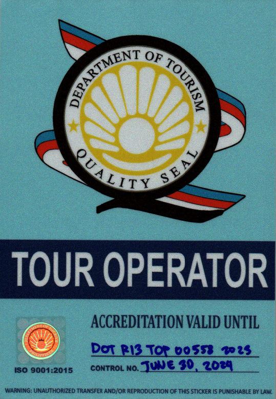 Tourism Seal evidencing our Department Of Tourism (DOT) Accreditation.